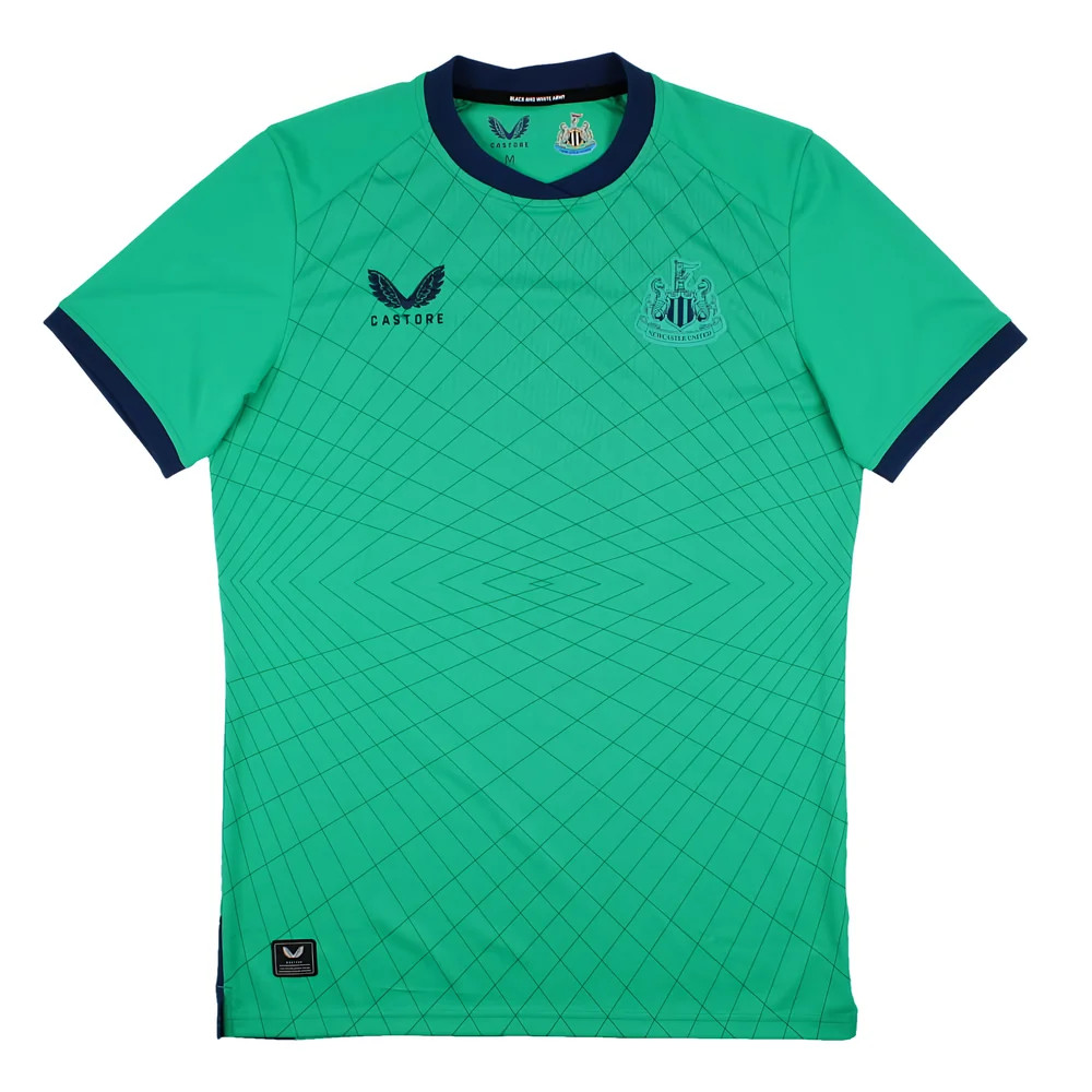 '21-'22 Newcastle United Gk Third Shirt (Sponsorless) (M) (Mint) Polyester Made By: Castore Men's Green Medium