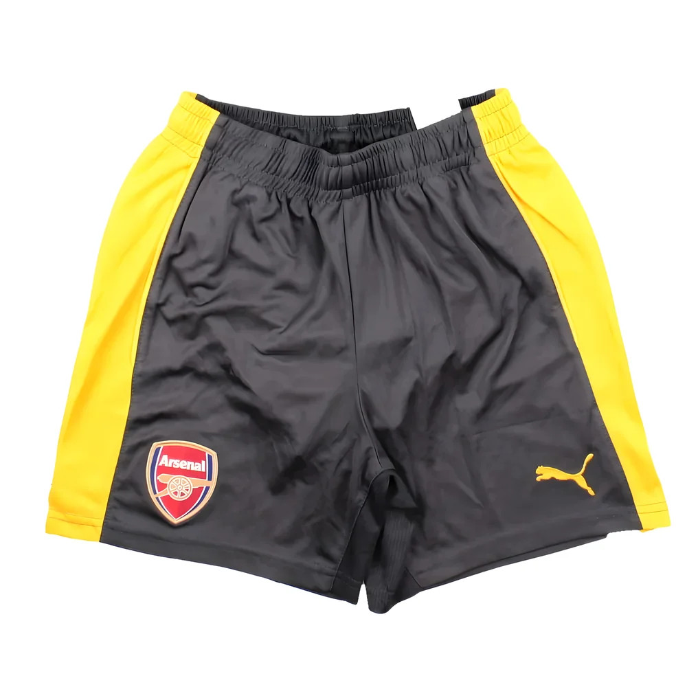 '16-'17 Arsenal Away Shorts (Sb) (Mint) Kids Polyester Made By: Puma Unisex Kids Grey 24 Waist