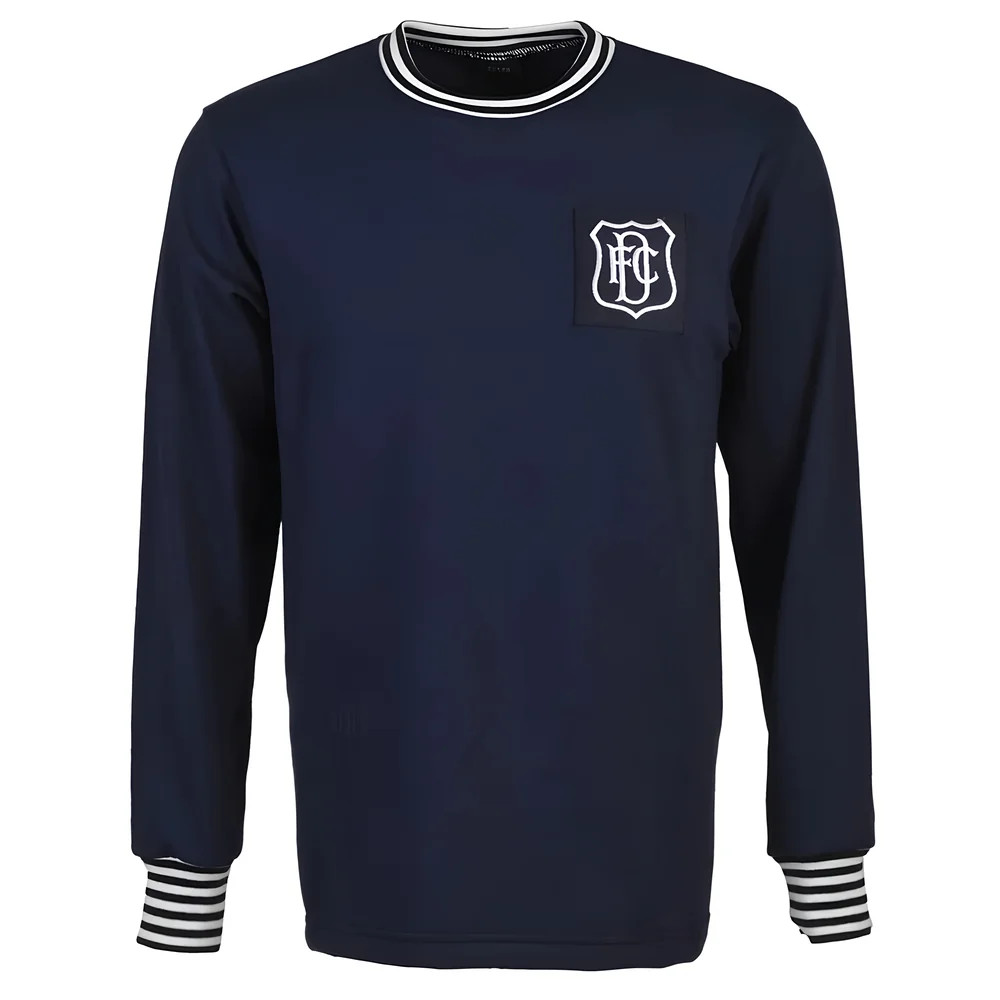 Dundee Late 1960S Retro Football Shirt Polyester Dundee United Made By: Toffs Men's Dark Blue 5XL