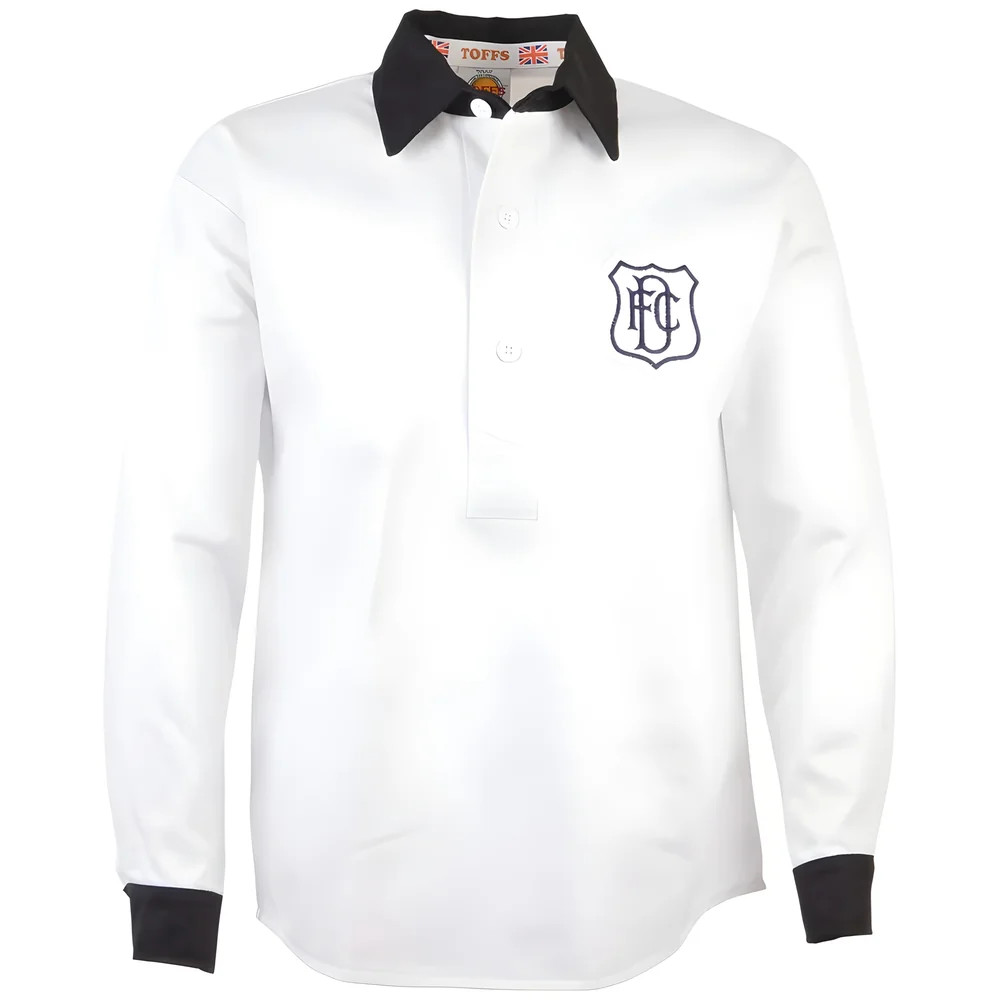 Dundee 1960S Away Retro Football Shirt Polyester Dundee United Made By: Toffs Men's White 5XL
