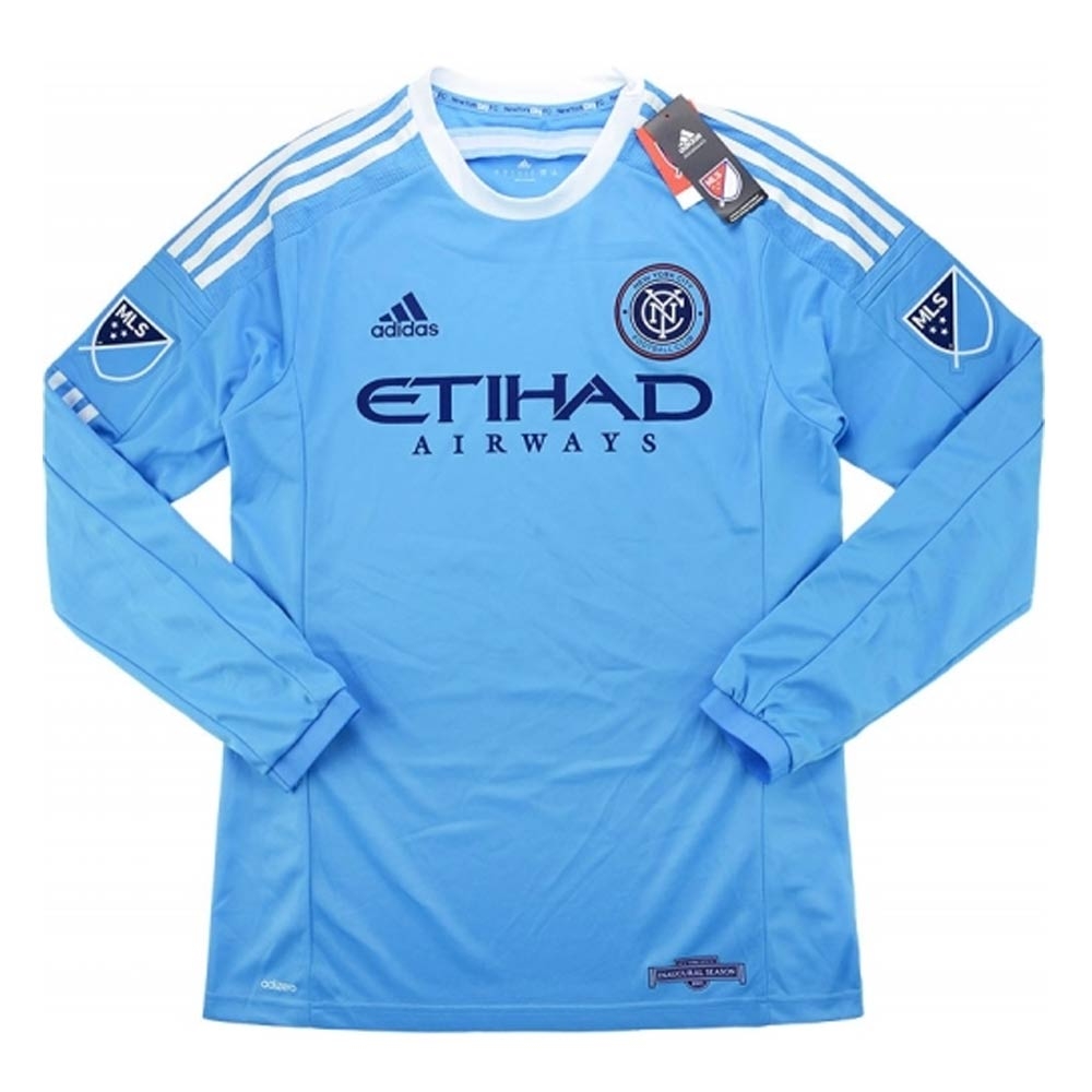 2016 New City Adidas Home Authentic Long Sleeve Football - Uksoccershop