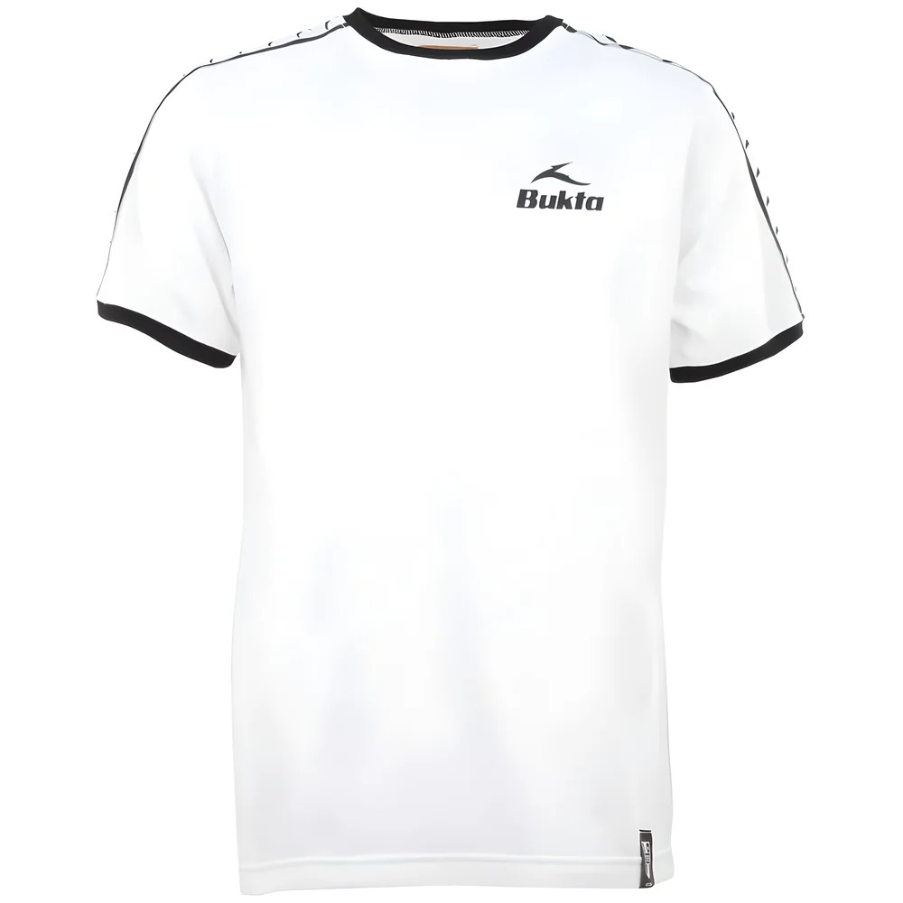 Bukta T-Shirt - On White Polyester Chelsea Made By: Toffs Men's Black 5XL