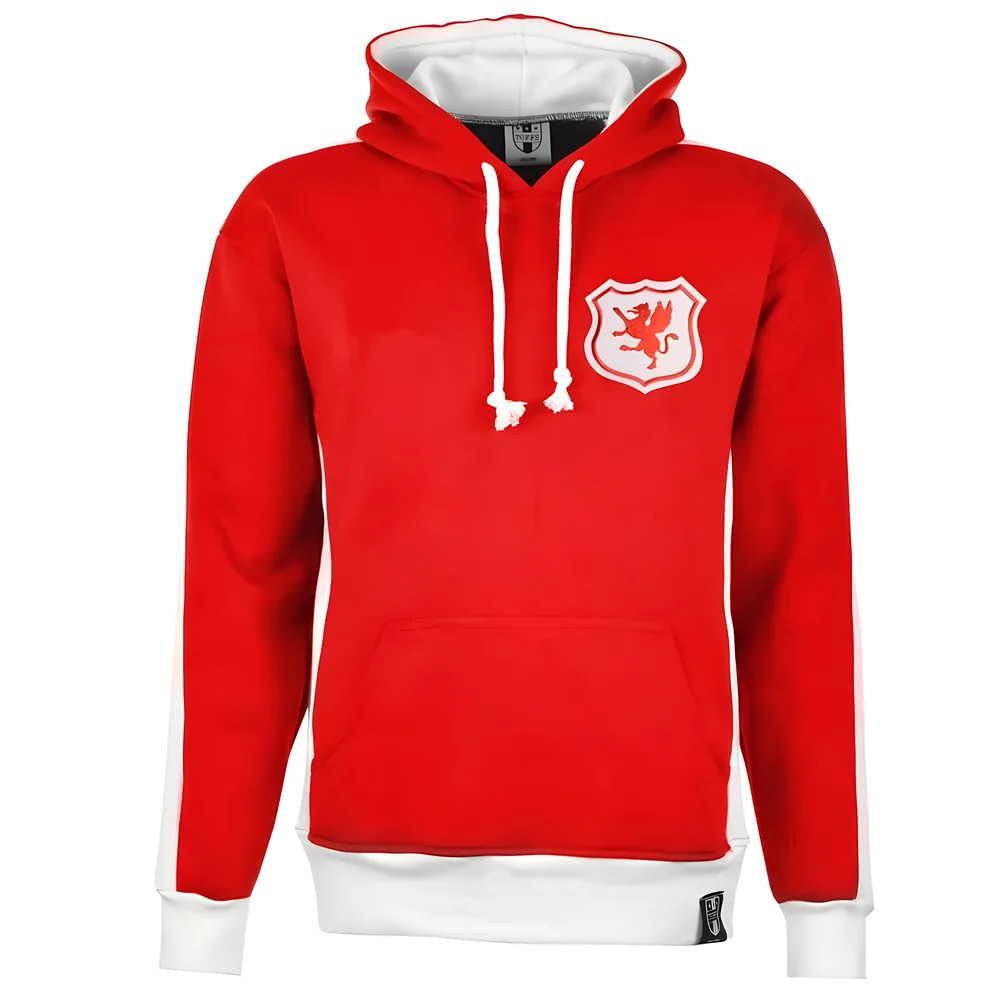 Wales Retro Hoodie Polyester Made By: Toffs Men's Red 4XL