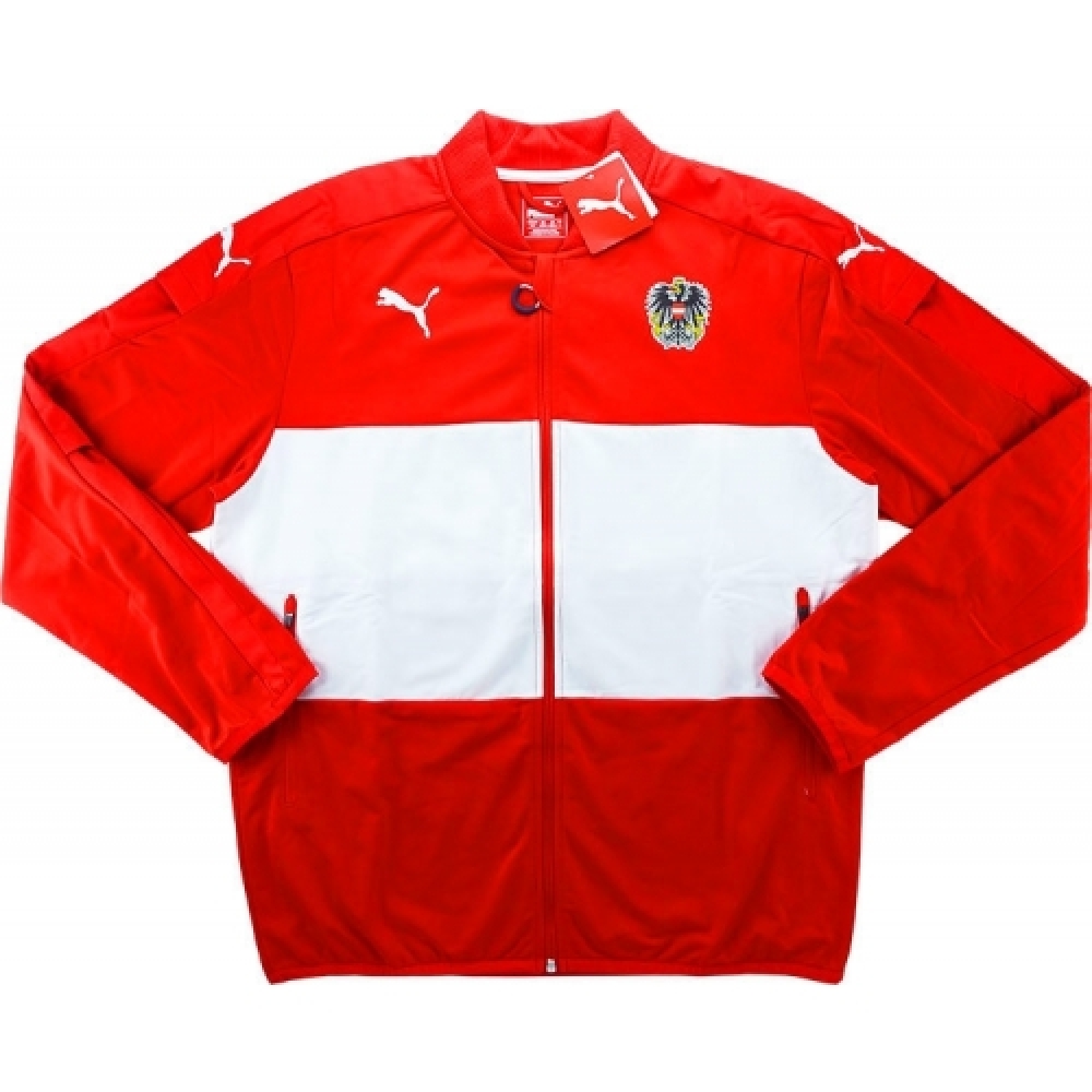 puma track jacket red