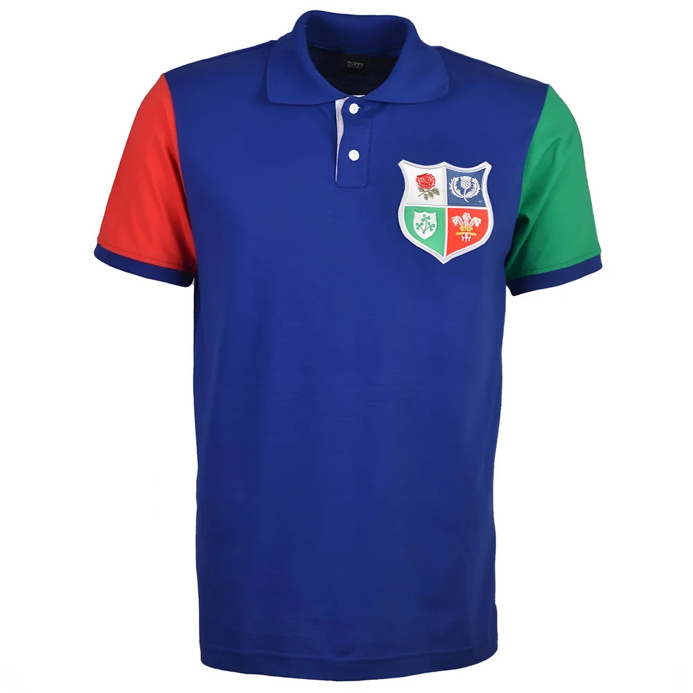 British & Irish Lions Rugby Polo Polyester British And Irish Lions Made By: Toffs Men's Blue 4XL