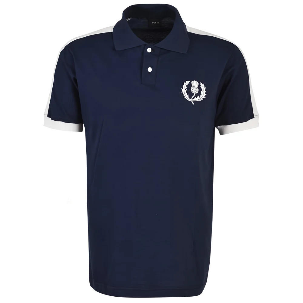 Scotland Rugby World Cup Polo Polyester Made By: Toffs Men's Navy 4XL
