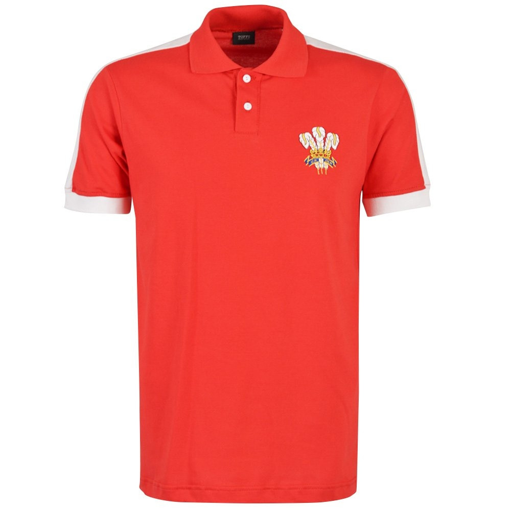 Wales Rugby World Cup Polo Polyester Made By: Toffs Men's Red 4XL
