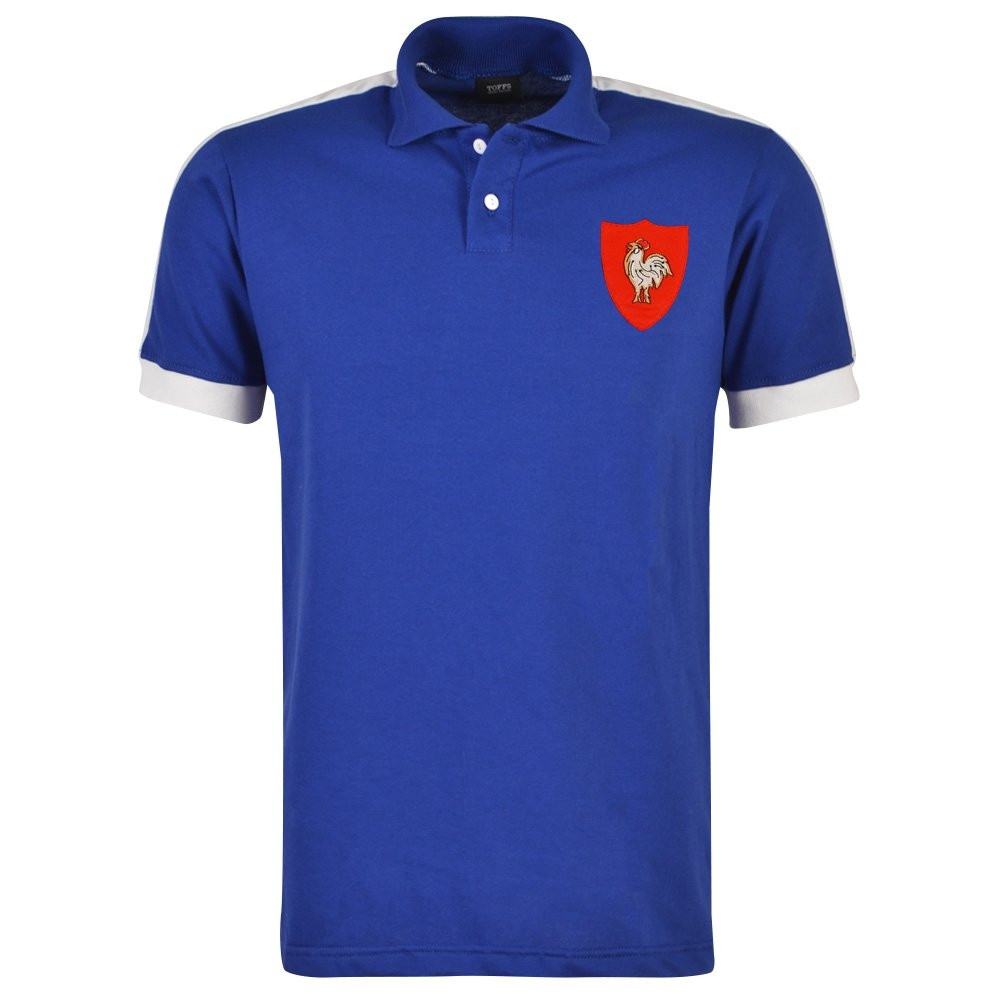 France Rugby World Cup Polo Polyester Made By: Toffs Men's Blue Extra Large