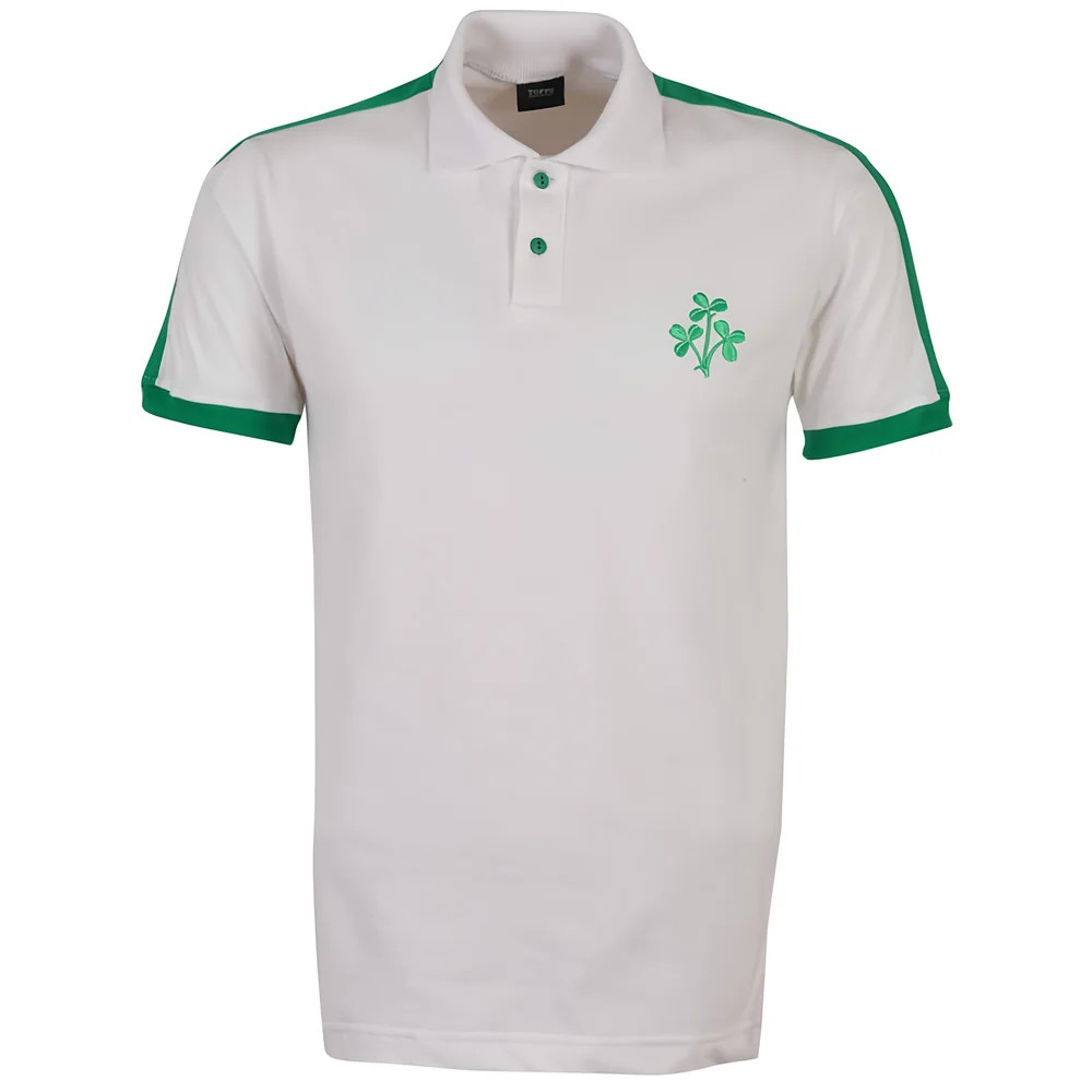 Ireland Rugby World Cup Polo Polyester Made By: Toffs Men's White 4XL
