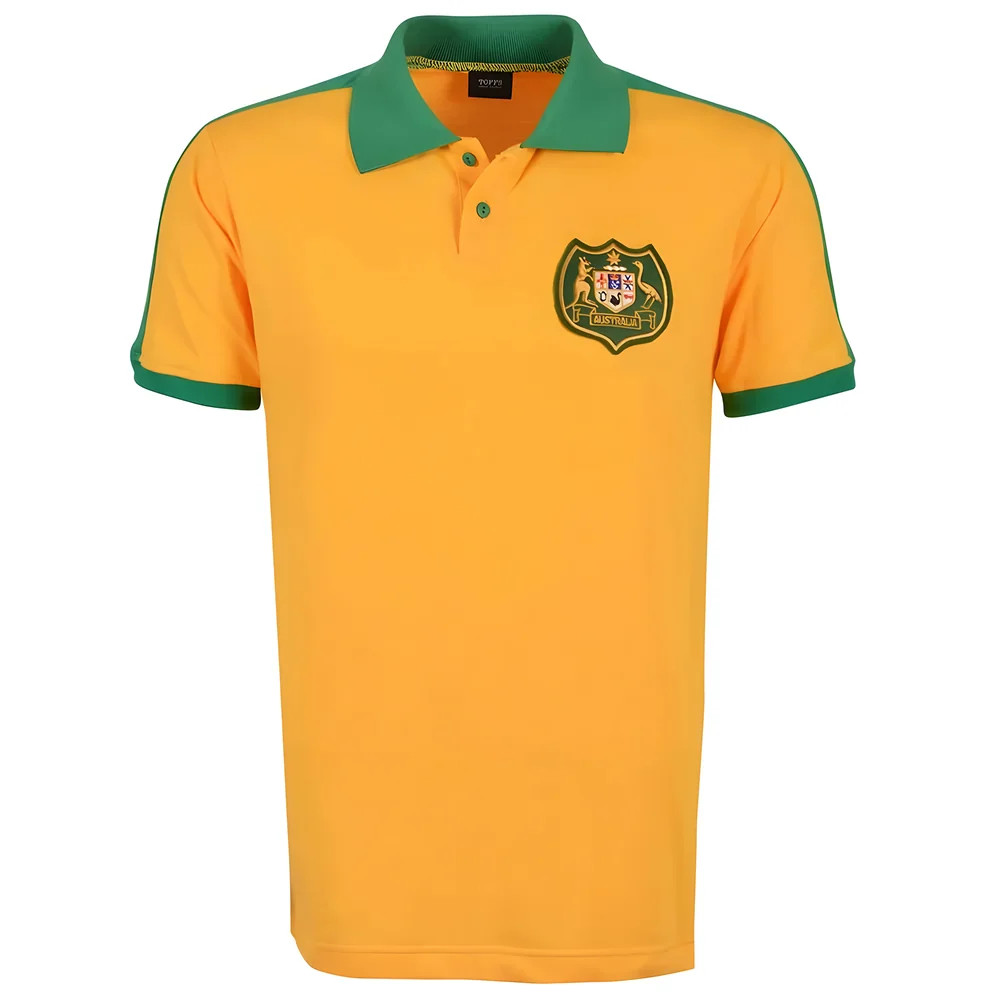 Australia Rugby World Cup Polo Polyester Made By: Toffs Men's Yellow Large