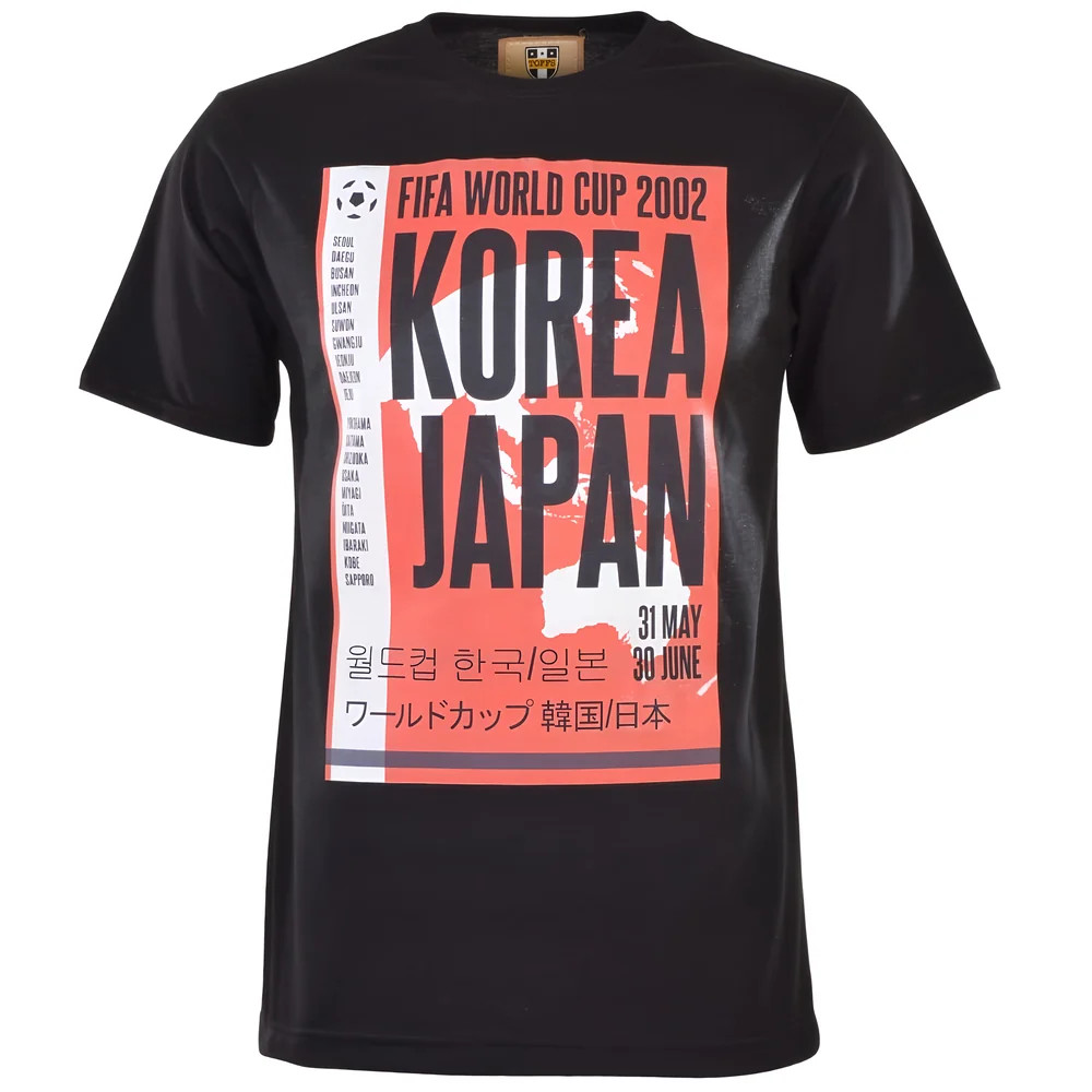 Pennarello: World Cup - Korea Japan 2002 T-Shirt - Polyester South Korea Made By: Toffs Men's Black 5XL