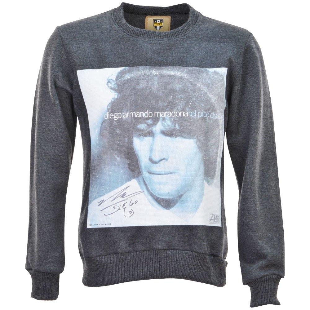 Click to view product details and reviews for Pennarello Lpfc Maradona Sweatshirt Charcoal.