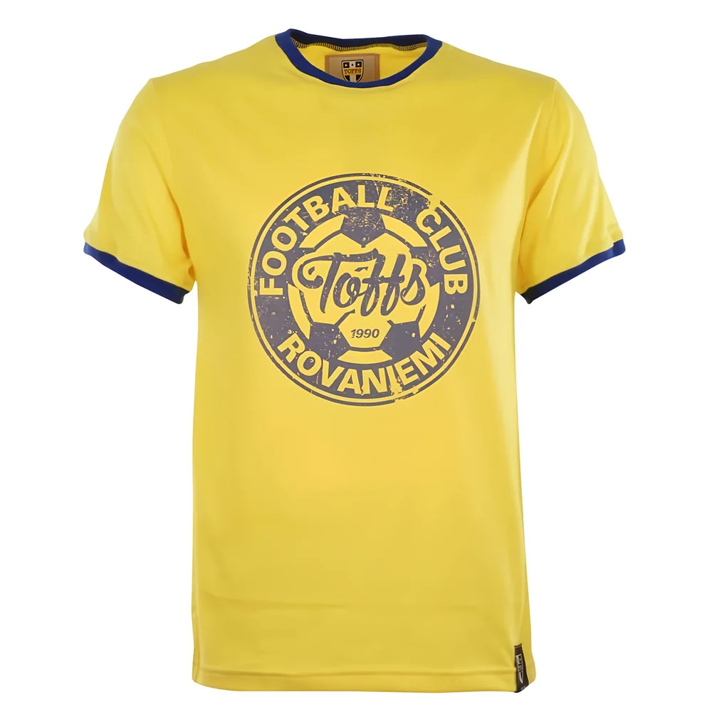 Toffs Rovaniemi T-Shirt - /Royal Ringer Polyester Chelsea Men's Yellow 5XL