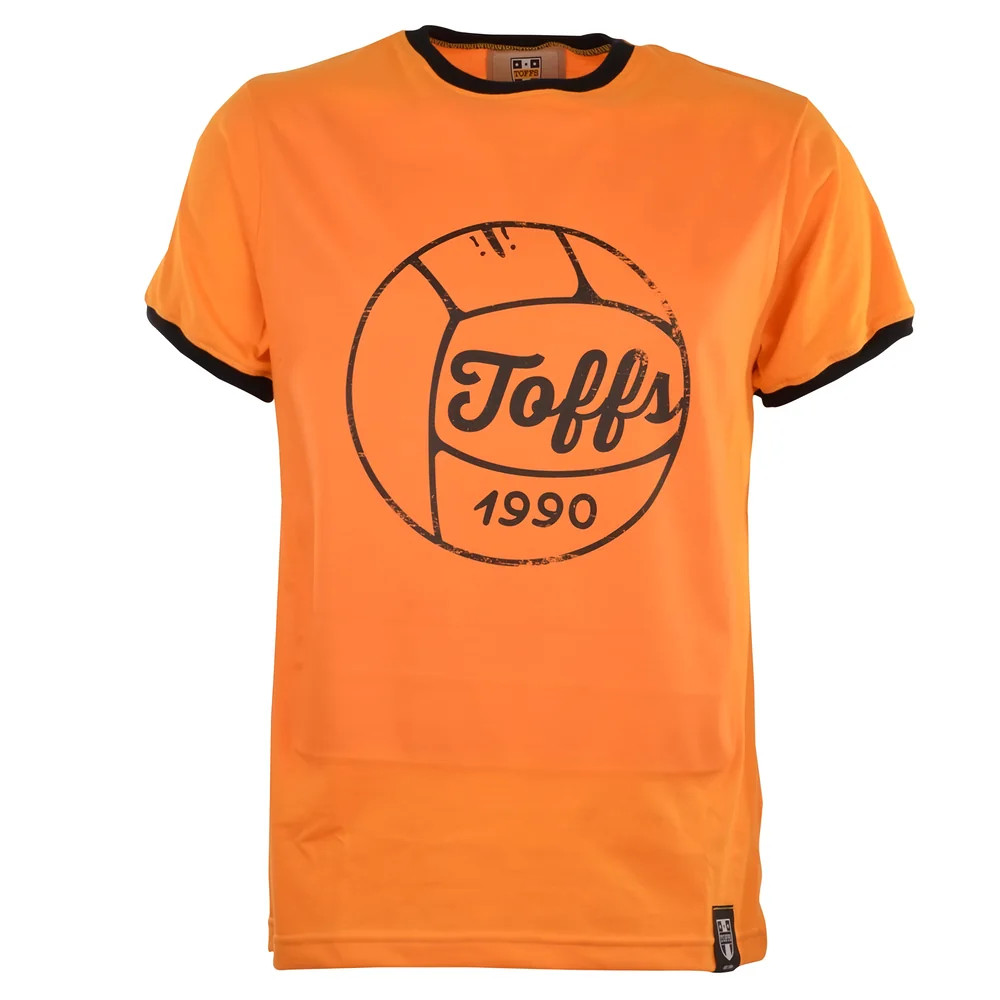 Toffs Football T-Shirt - Amber/ Ringer Polyester Chelsea Men's Black 5XL