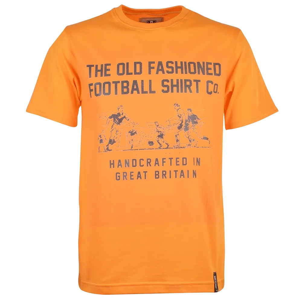 Toffs Handcrafted T-Shirt - Amber Polyester Chelsea Men's Orange 3XL