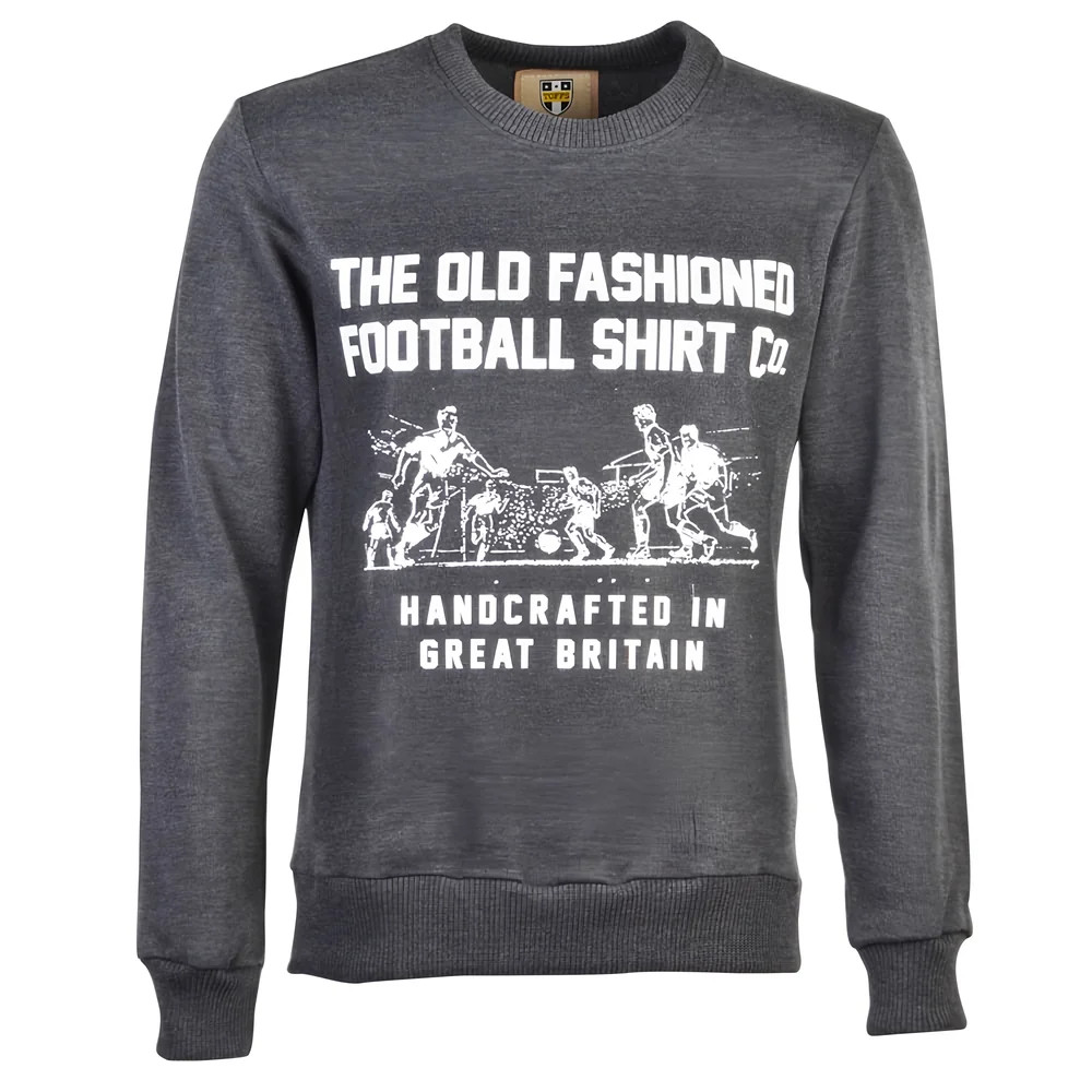 Toffs Handcrafted Sweatshirt - Charcoal Polyester Chelsea Men's Grey 3XL