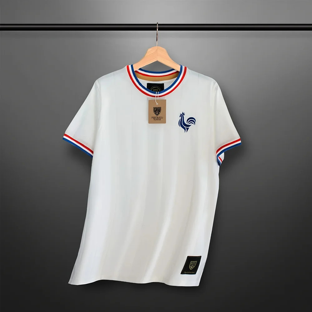 Soccer Jersey France Retro Jersey Vintage France Les Bleus Away