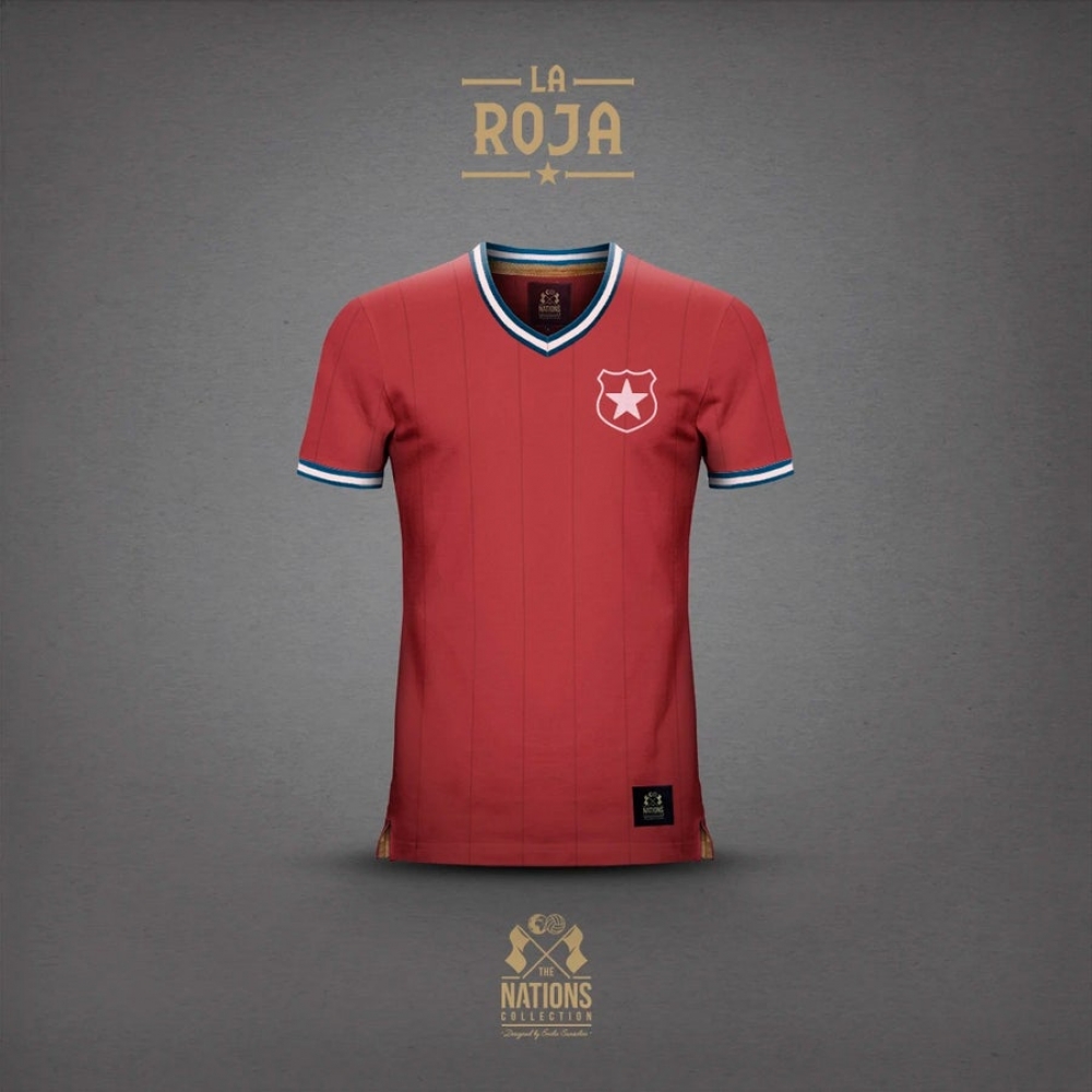 Chilean La Roja iconic jerseys