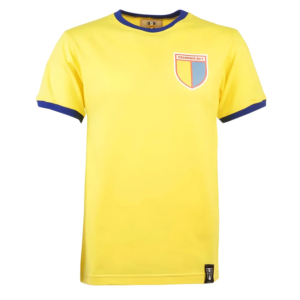 Colombia 12Th Man - /Royal Ringer Polyester Made By: Toffs Men's Yellow 4XL