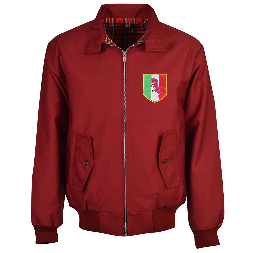 Torino Harrington Jacket Polyester Made By: Toffs Men's Maroon Xxl
