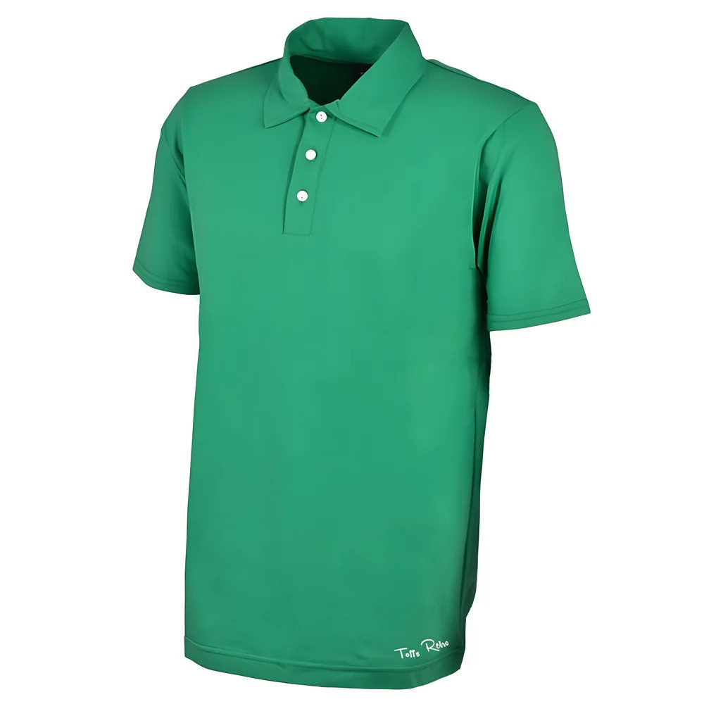 Toffs Retro Polo Shirt - Polyester Chelsea Men's Green 3XL