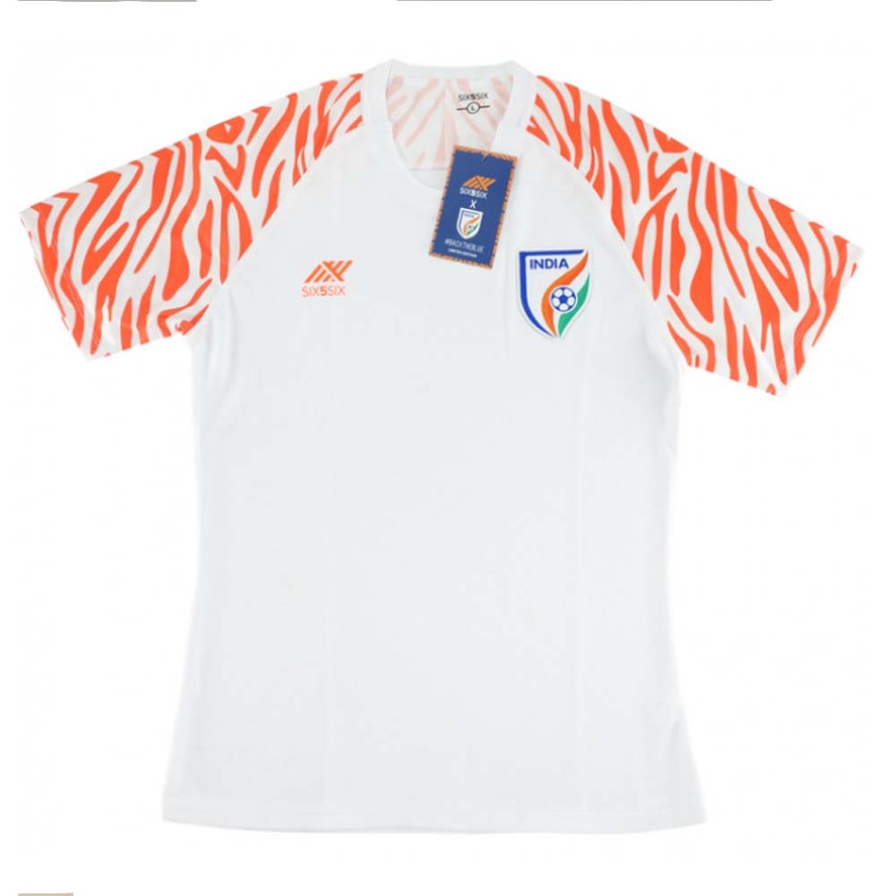 indian football team jersey white