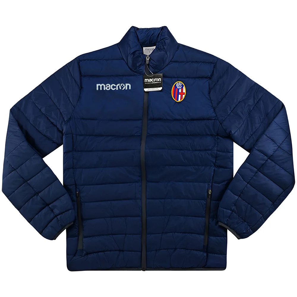 2017-2018 Bologna Macron Padded Jacket (Navy) [UV-167372 
