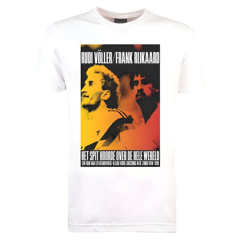 Pennarello: The Spit Heard Around The World 1990 - Polyester Holland Made By: Toffs Men's White 4XL