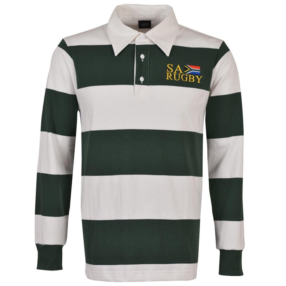 hooped rugby shirt