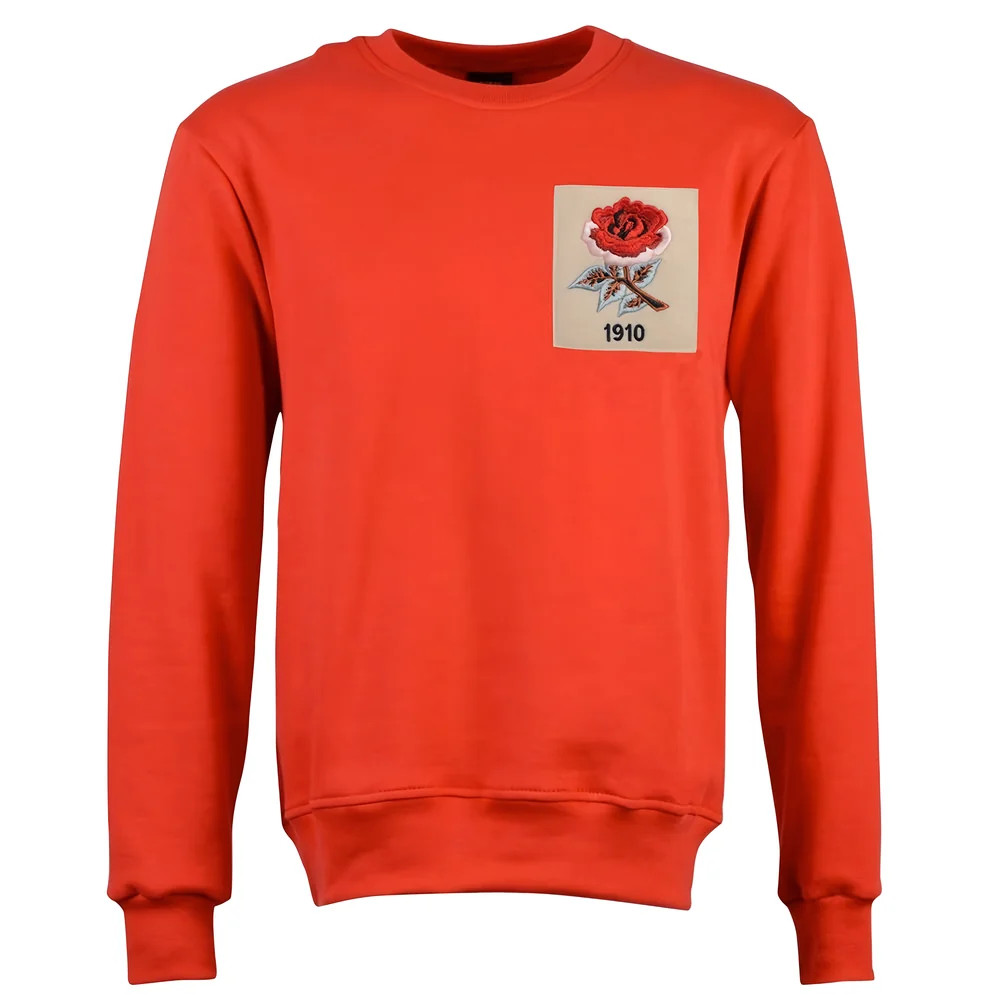 England Rose 1910 Sweatshirt Polyester Made By: Toffs Men's Red 4XL