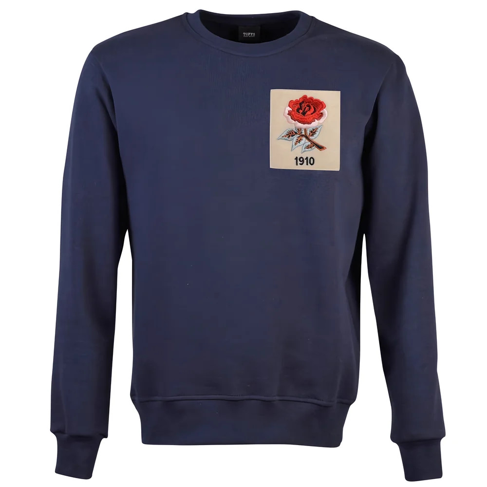 England Rose 1910 Sweatshirt Polyester Made By: Toffs Men's Navy 4XL