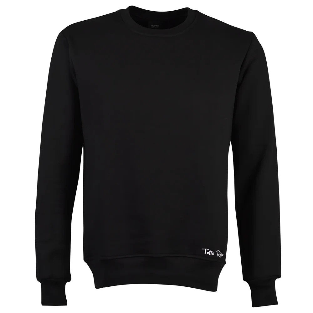 Toffs Retro Sweatshirt Polyester Chelsea Men's Black Xxl
