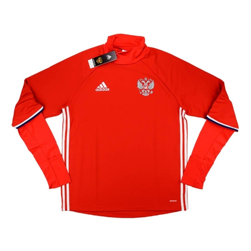 red adidas training top