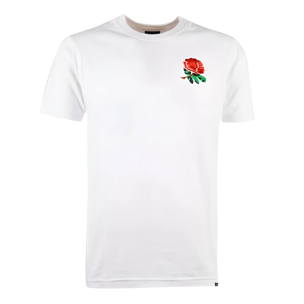 England Rugby T-Shirt - Polyester Made By: Toffs Men's White 4XL