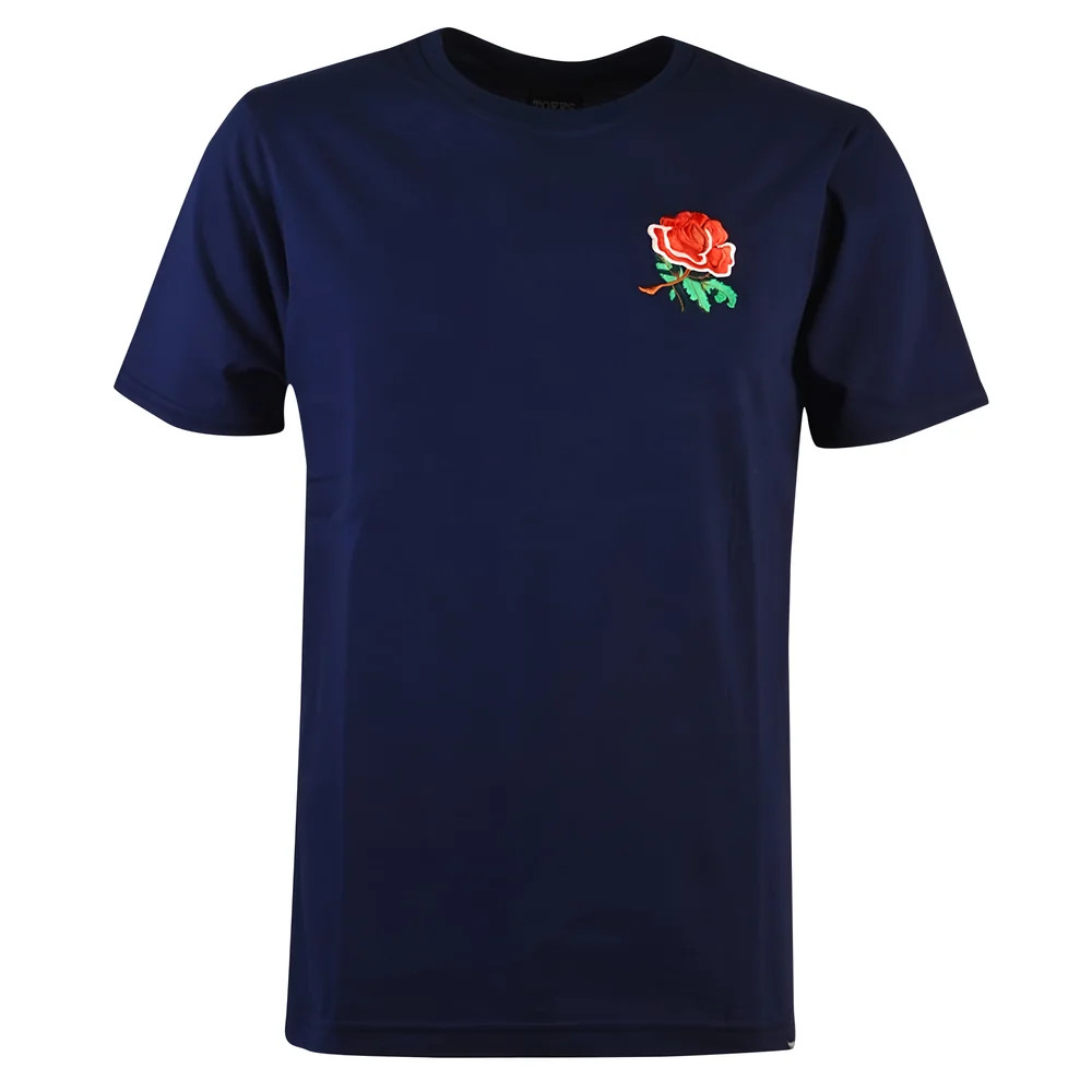 England Rugby T-Shirt - Polyester Made By: Toffs Men's Navy 4XL