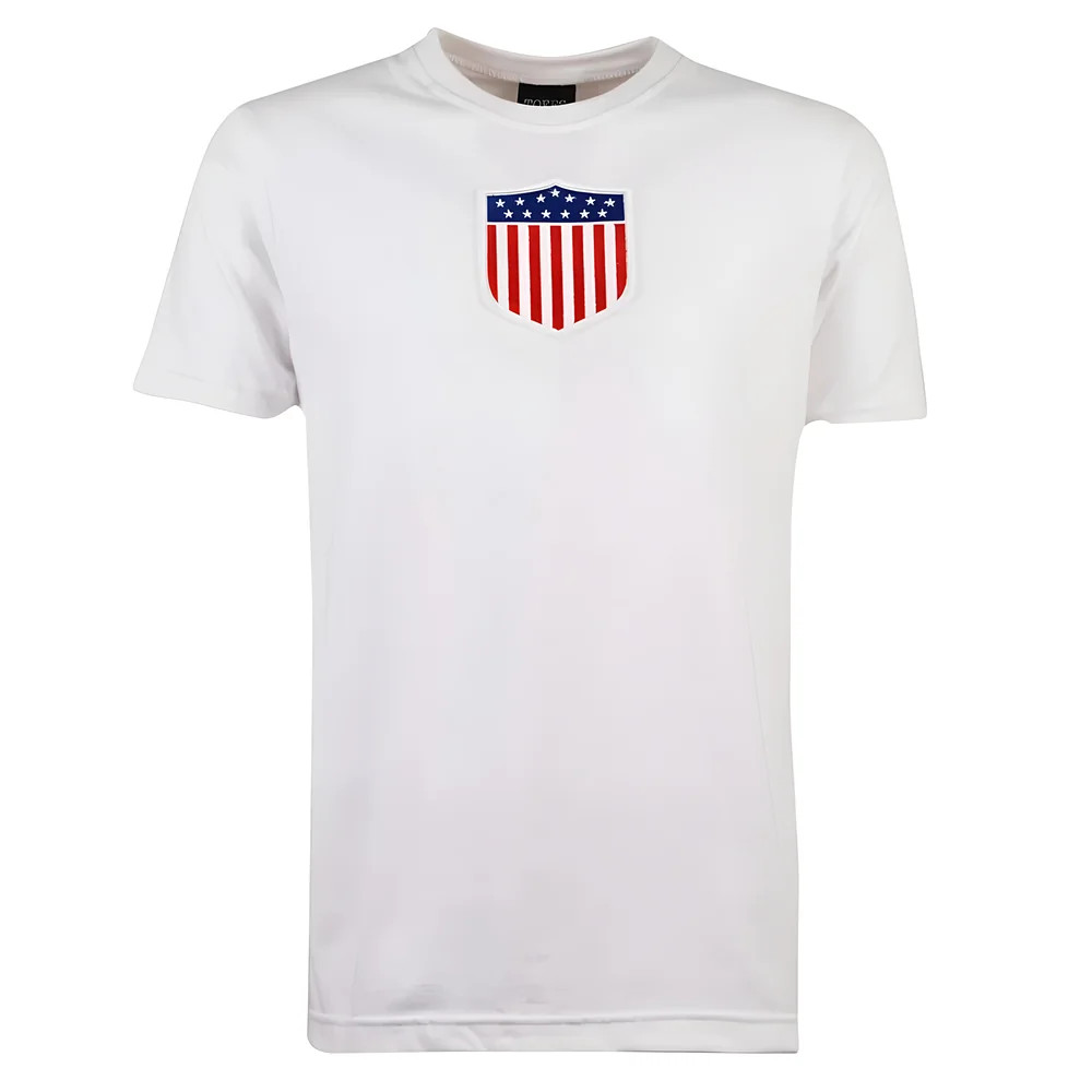 Usa Rugby T-Shirt - Polyester Made By: Toffs Men's White 5XL
