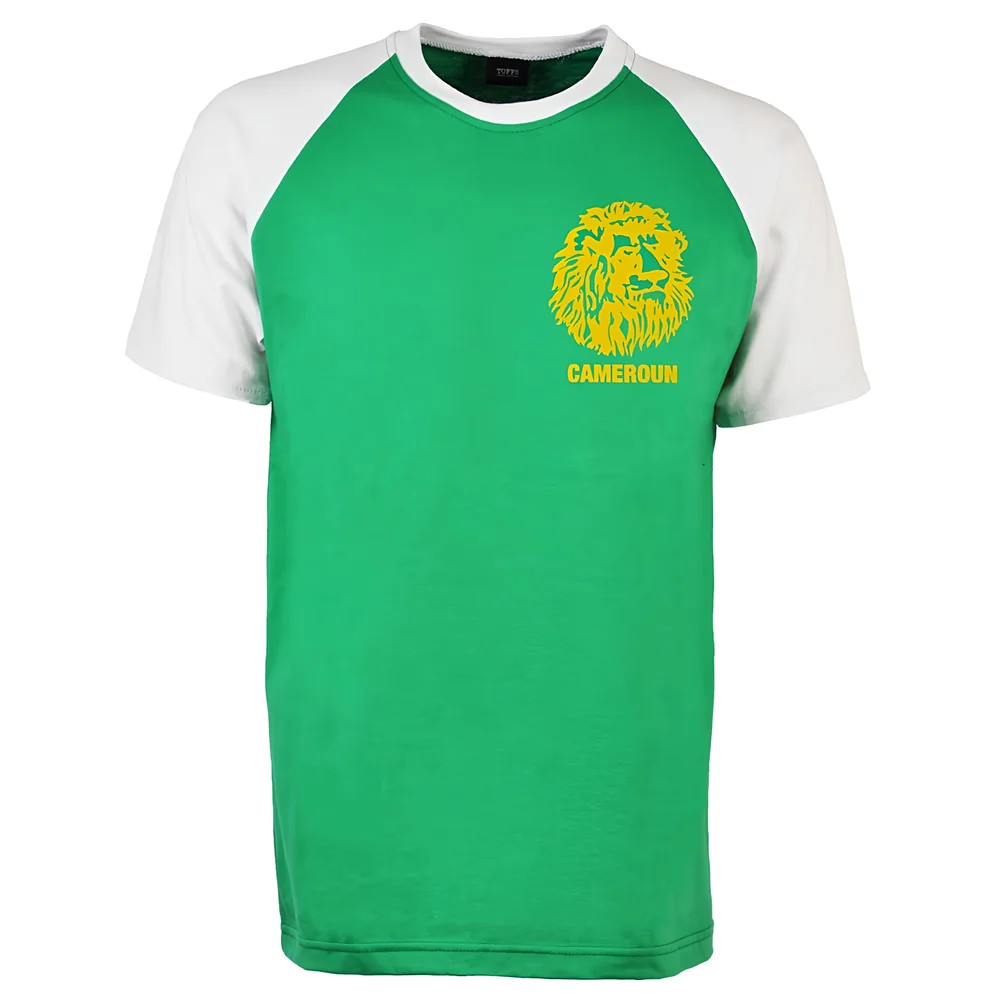 Cameroon Raglan Sleeve /White T-Shirt Polyester Made By: Toffs Men's Green 5XL