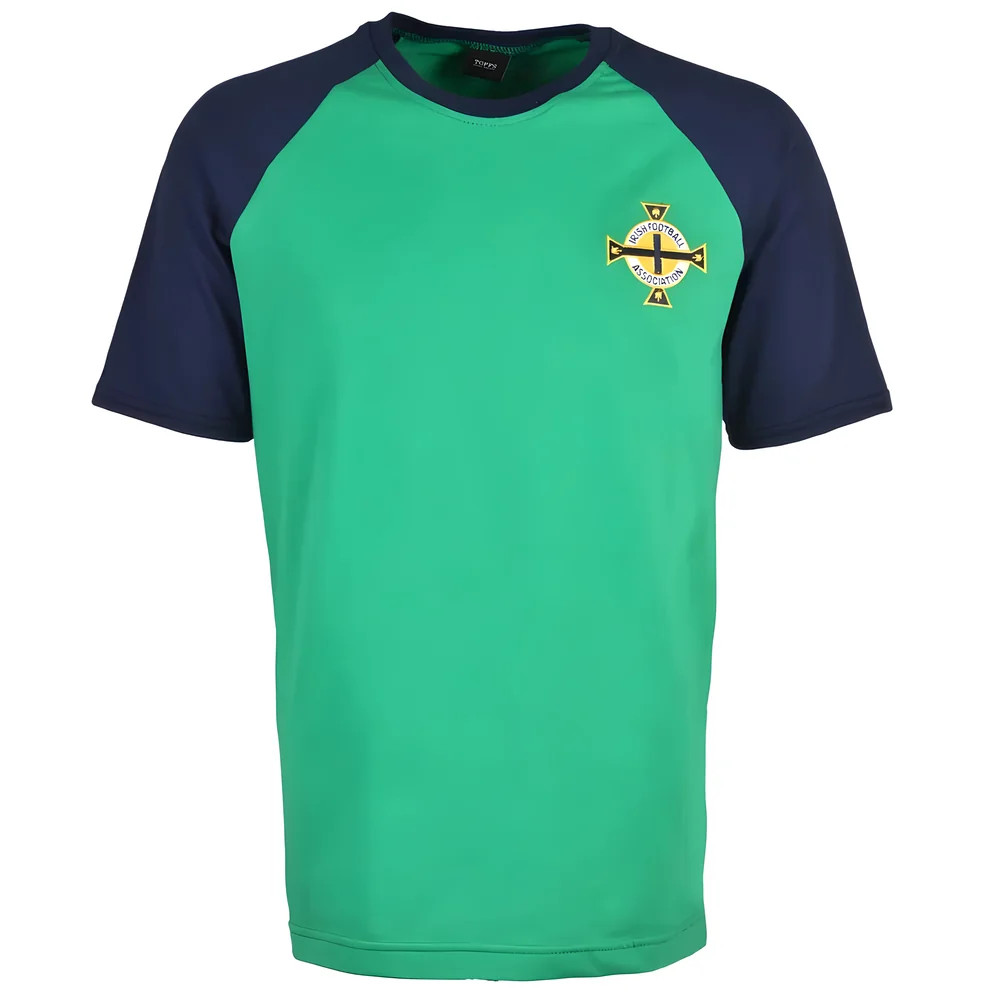 Northern Ireland Raglan Sleeve T-Shirt Polyester Made By: Toffs Men's Green 3XL