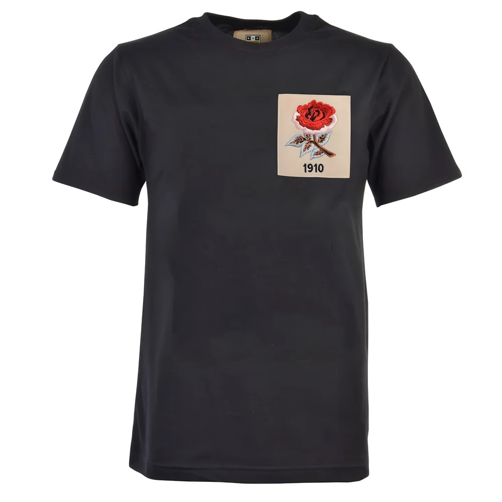 England Rose 1910 T-Shirt Polyester Made By: Toffs Men's Black 4XL