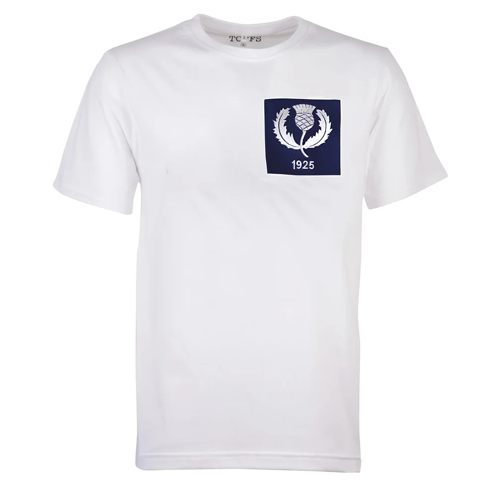 Scotland Thistle 1925 T-Shirt Polyester Made By: Toffs Men's White 5XL