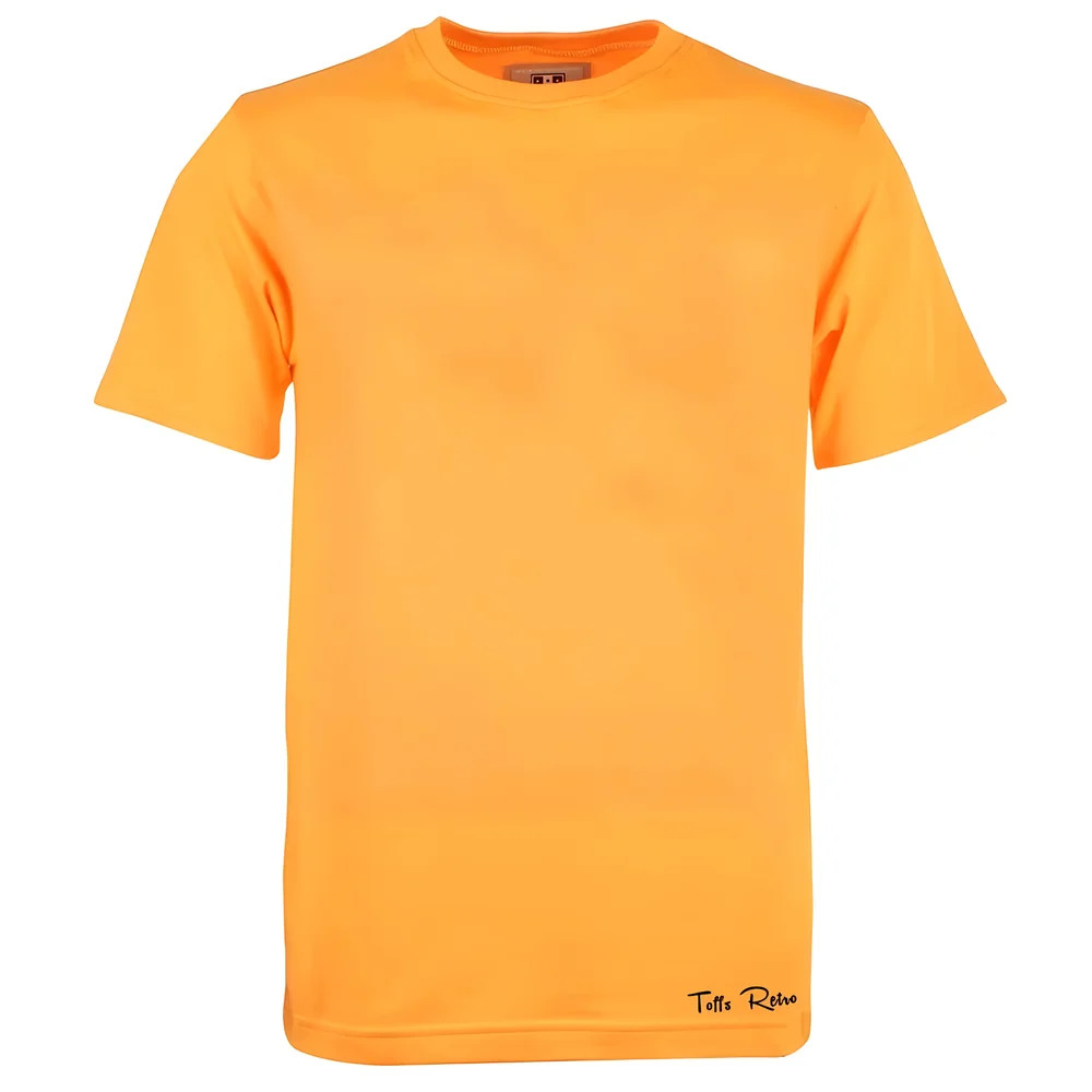Toffs Retro Amber Tee Shirt Polyester Chelsea Men's Orange Xxl