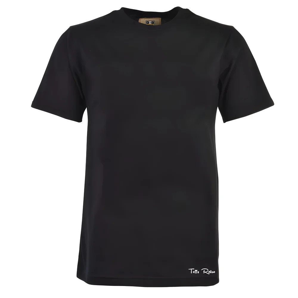 Toffs Retro Tee Shirt Polyester Chelsea Men's Black 3XL