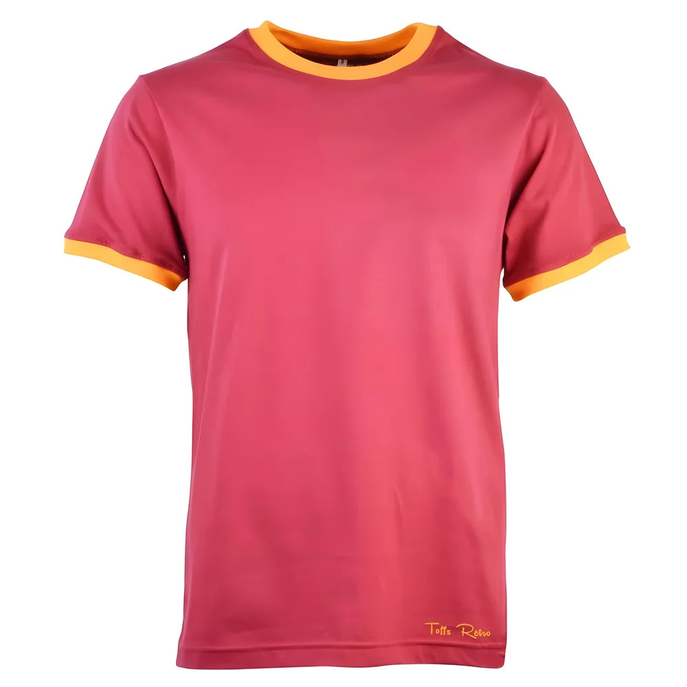 Toffs Retro /Amber Tee Shirt Polyester Chelsea Men's Maroon Extra Large