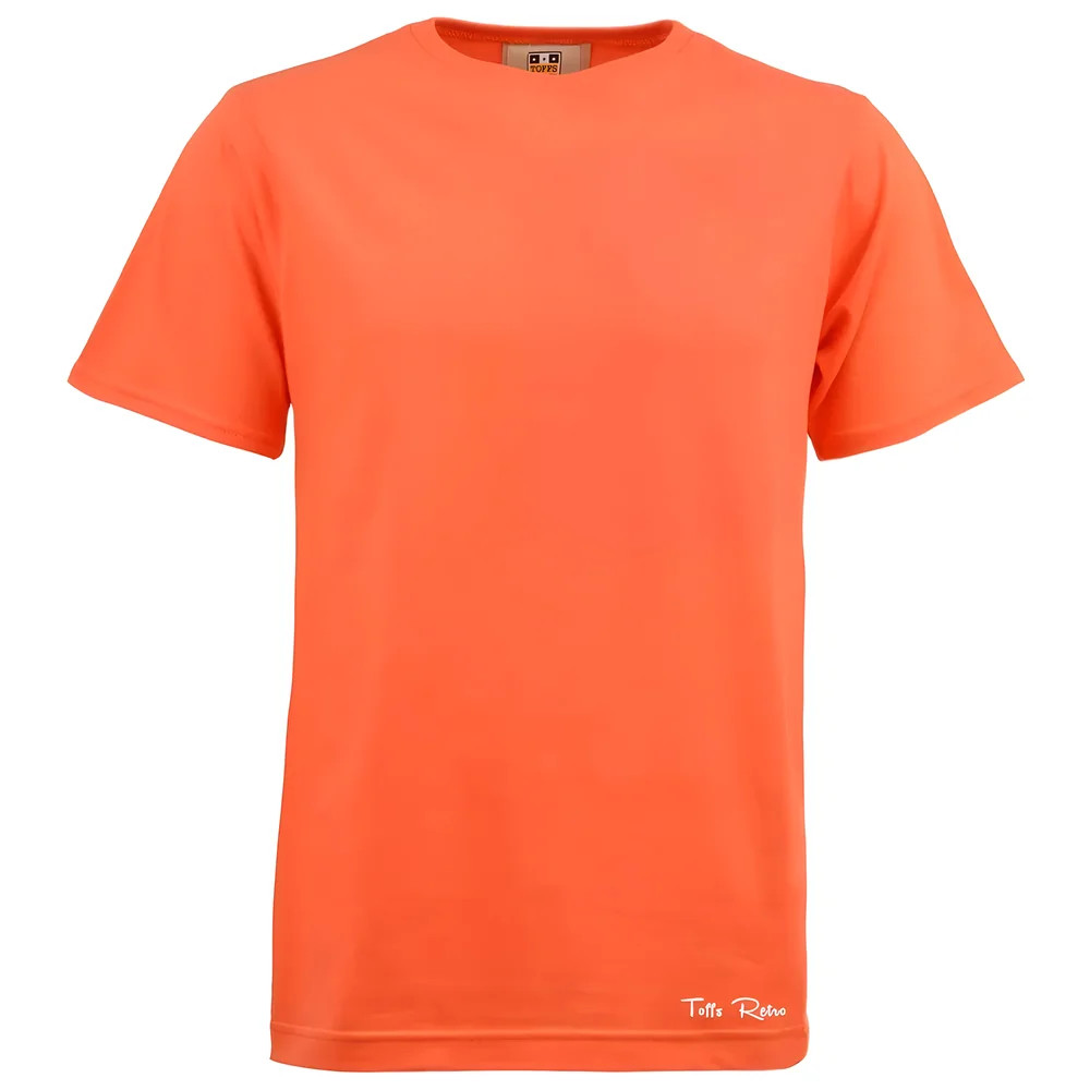 Toffs Retro Tee Shirt Polyester Chelsea Men's Orange 3XL