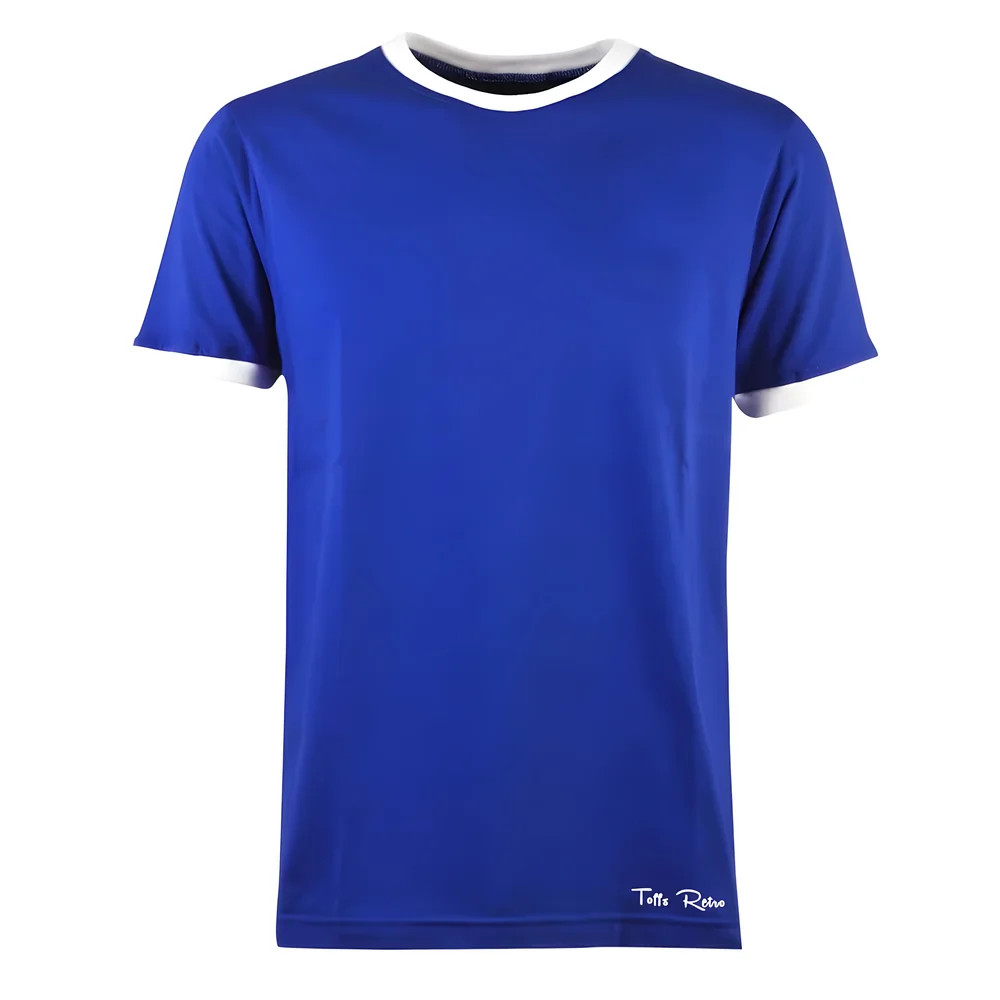 Toffs Retro Royal/ Tee Shirt Polyester Chelsea Men's White Xxl