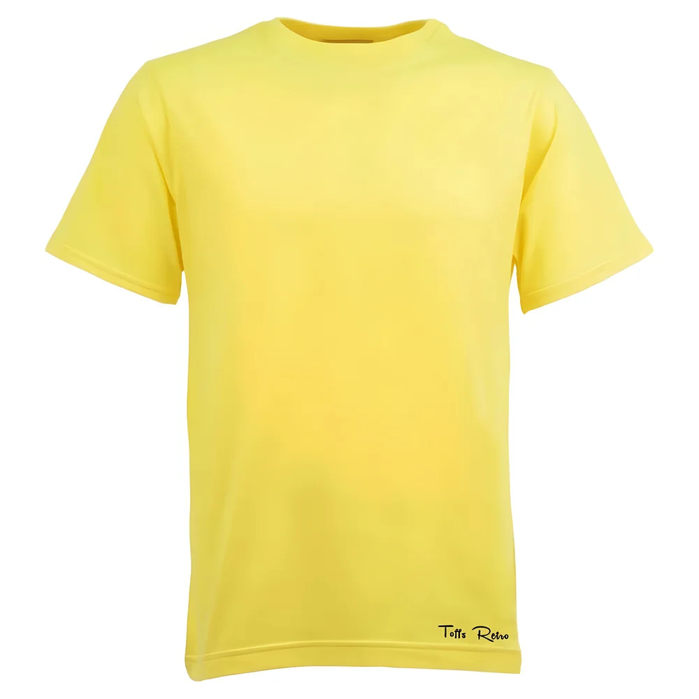 Toffs Retro Tee Shirt Polyester Chelsea Men's Yellow 4XL