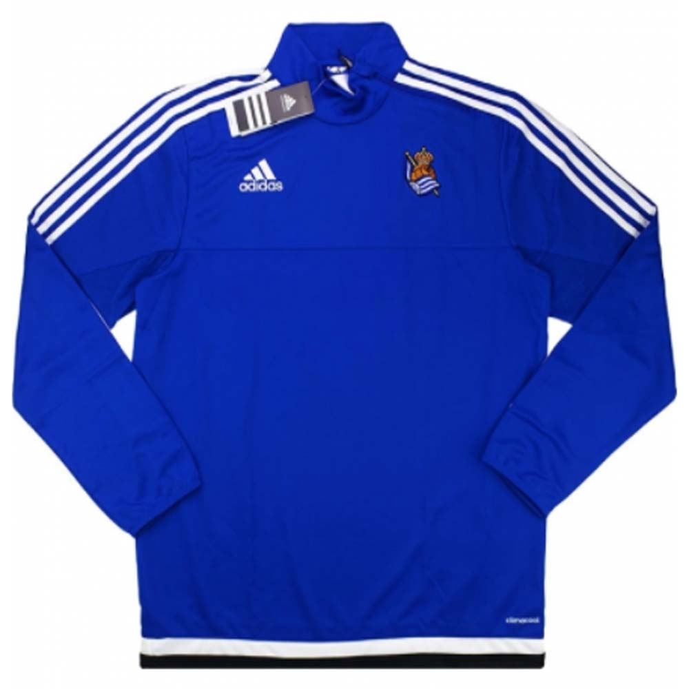 Venta barata descuento mejor valorado Calidad superior 2015-16 Real Sociedad Adidas 1/2 Zip Training Top - Uksoccershop Venta barata descuento mejor valorado Calidad superior 2015-16 Real Sociedad Adidas 1/2 Zip Training Top - Uksoccershop