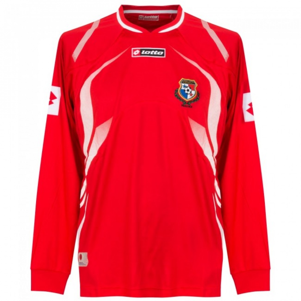 red long sleeve football shirt
