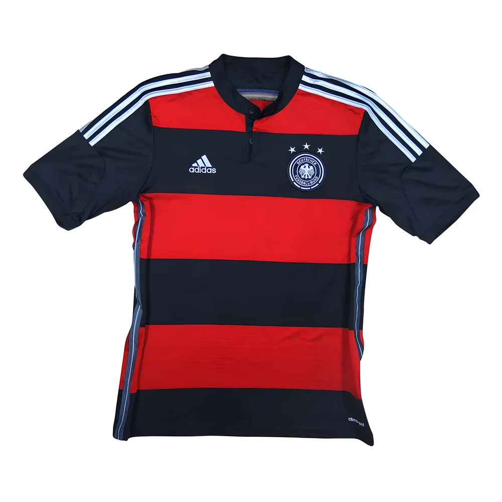 '14-'15 Germany Away Shirt (Excellent) Polyester Made By: Adidas Men's Red Small