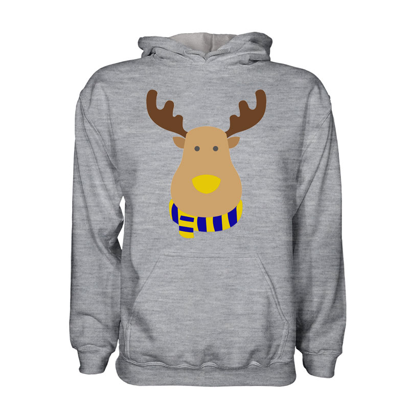 Sweden Rudolph Supporters Hoody (Grey) Polyester Made By: Gildan Men's Grey Xxl